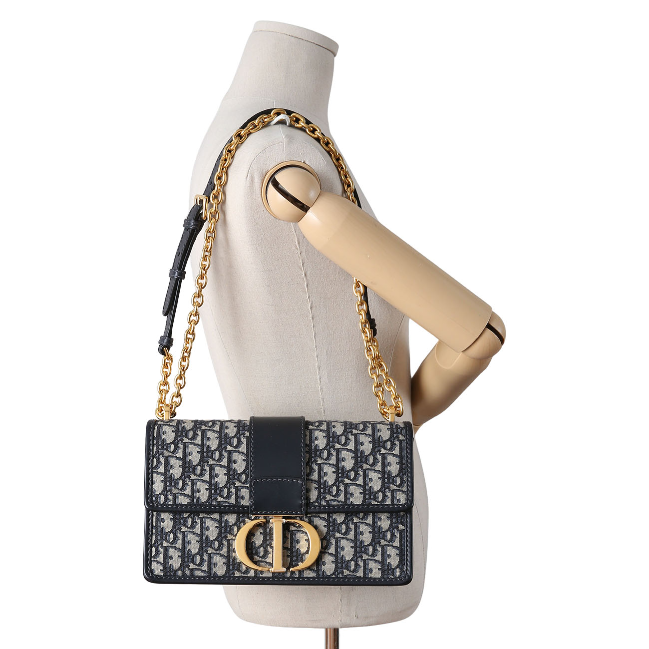 CHRISTIAN DIOR(USED)크리스찬 디올 오블리크 30 몽테인 체인 숄더백